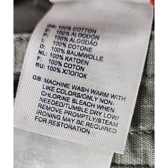 North Face Women's Sz 14 Greenish Gray Cotton Rip Stop Hiking Utility Shorts EUC - Picture 10 of 10